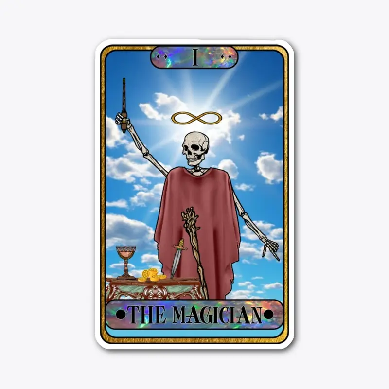 Tarot Card - 01 The Magician - By QueenB