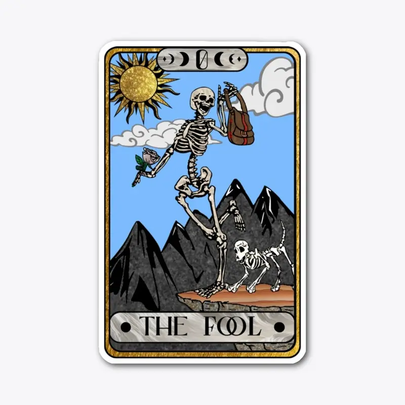 Tarot Card - 00 The Fool - By QueenB